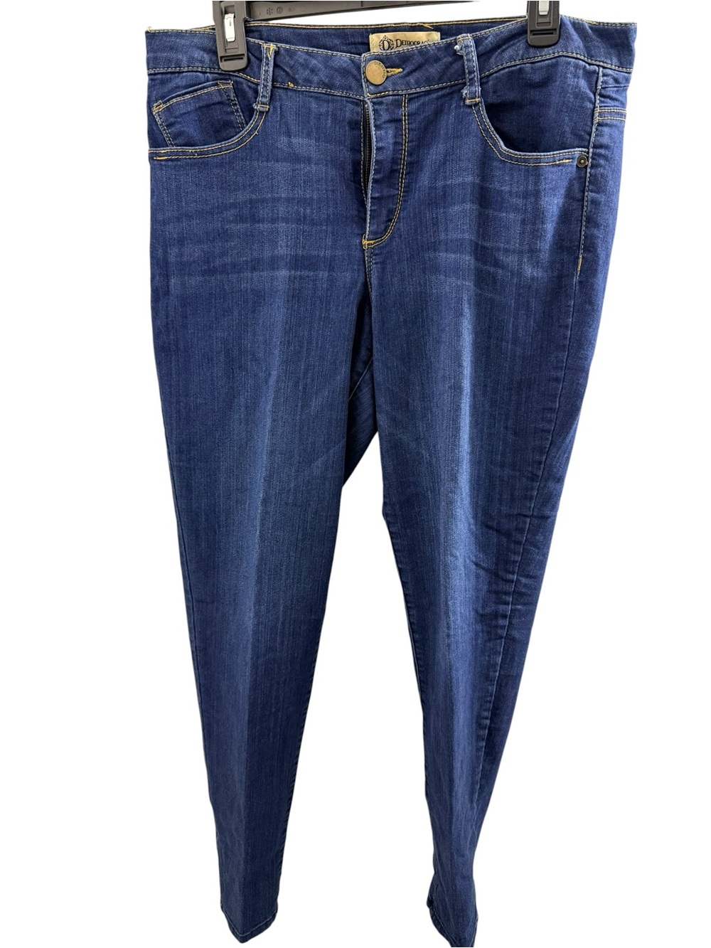 Democracy Dark Indigo Skinny Jeans with Stretch Size 12